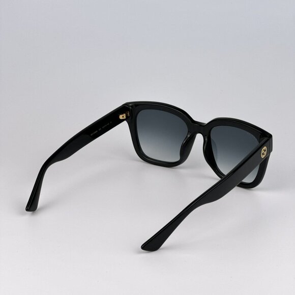 Gucci GG1338SK 003 BRAND NEW Sunglasses Black Grey Gradient Square Women - Picture 9 of 13